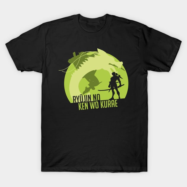 Overwatch - Genji - Dragonblade T-Shirt by alcateiaart